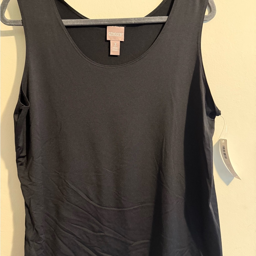Chico's Classic Black Tank Top